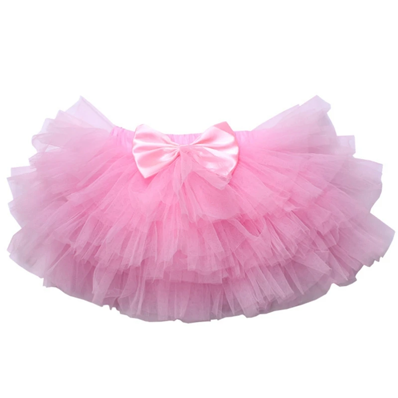 Newborn Baby Girl Tutu Skirt Mini Tulle Candy Color Infantil Menina Kids Princess Pettiskirt Children Clothing 0-2Y