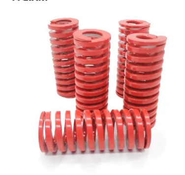 10x5x20/25/30/35/40/45/50/55/60/65/70/75/80/90/100mm 2 pezzi stampo a compressione a spirale primavera rossa