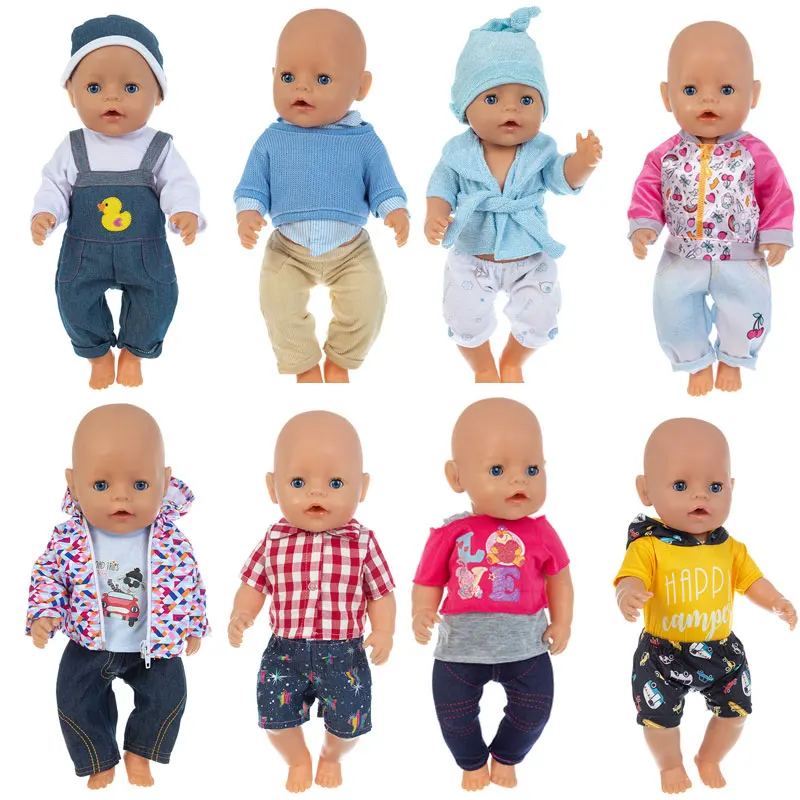 43cm new born Baby Doll Sun protection clothes for baby doll clothes , Doll accessories.