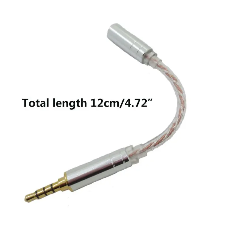 Kabel Audio HIFI Balance męski 2.5mm do 3.5mm 4.4mm kobiece słuchawki przewód do konwersji linii adaptera