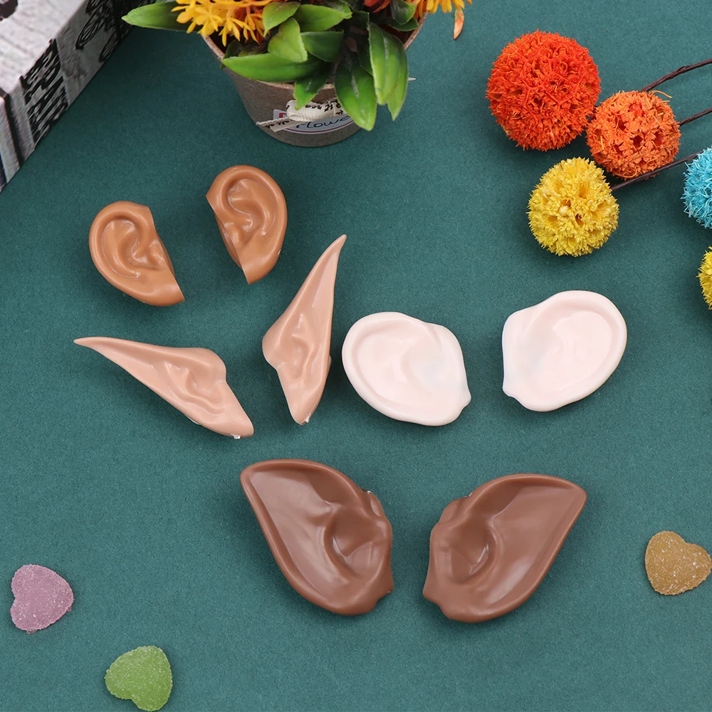 Toy Ears Toy Blyth Doll No Doll Icy White Natural Only Tan Dark Doll Ears Artificial  Ears Toys Super Black Skin Dolls Accessory