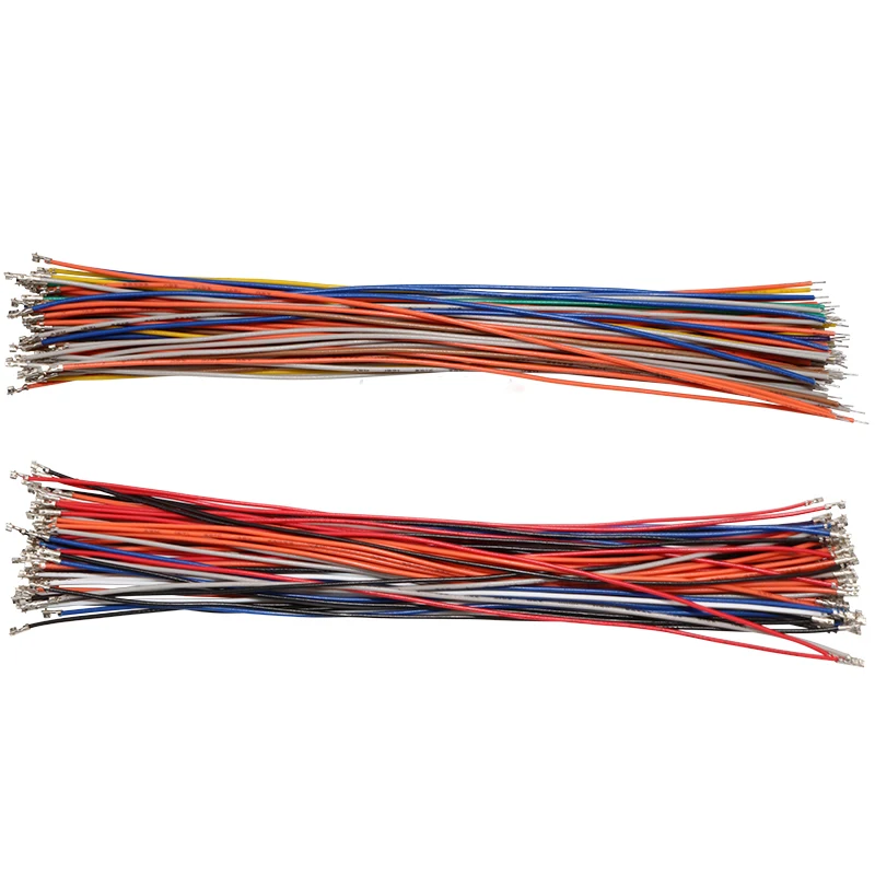 100PCS ZH1.5mm terminal line single head double head only end electronic wire connection line 28awg 10cm/20cm/30cm