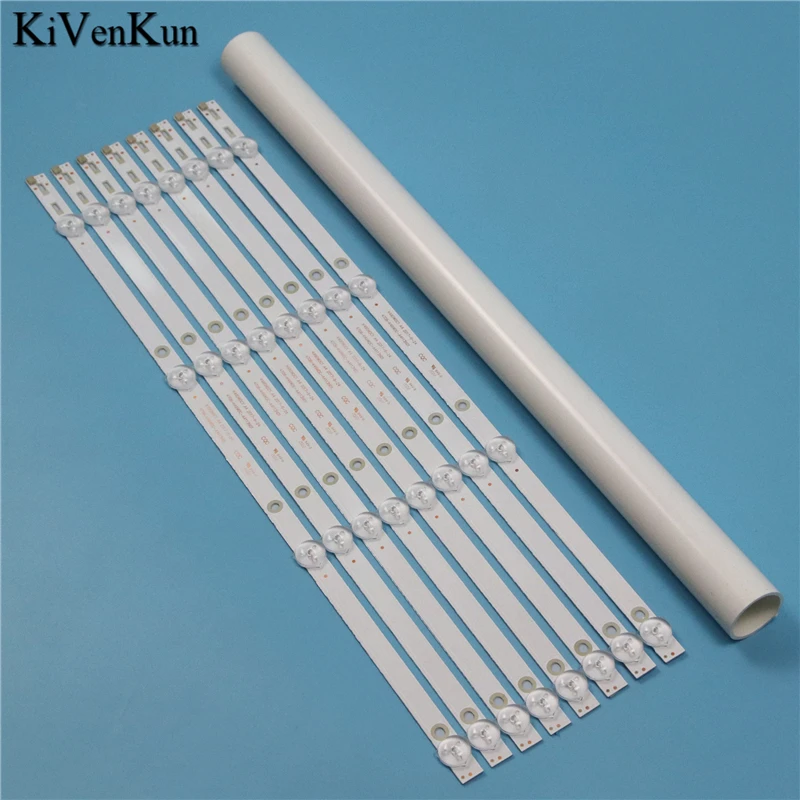 

8PCS/Set 476mm 6V 3Pin TV's Lamp Kits LED Backlight Strips 4708-K49WDC-A4113N01 49inch LED Bars K490WDC1 A4 Bands Rulers Array