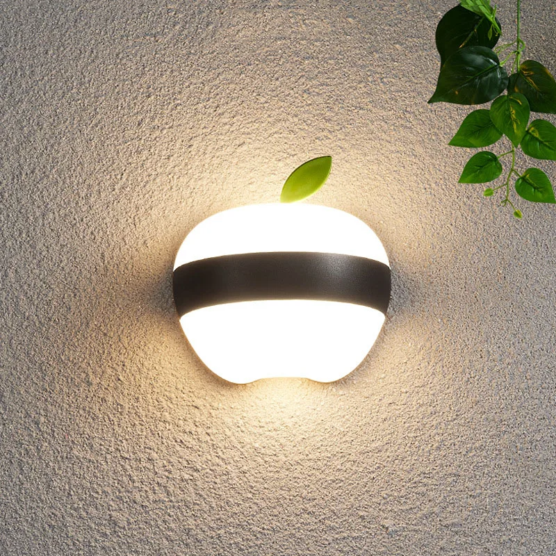 

12W Modern Simple Creative Outdoor Waterproof Wall Lamp LED Courtyard Lamps Gate Lamp Terrace Balcony Garden Wall Light