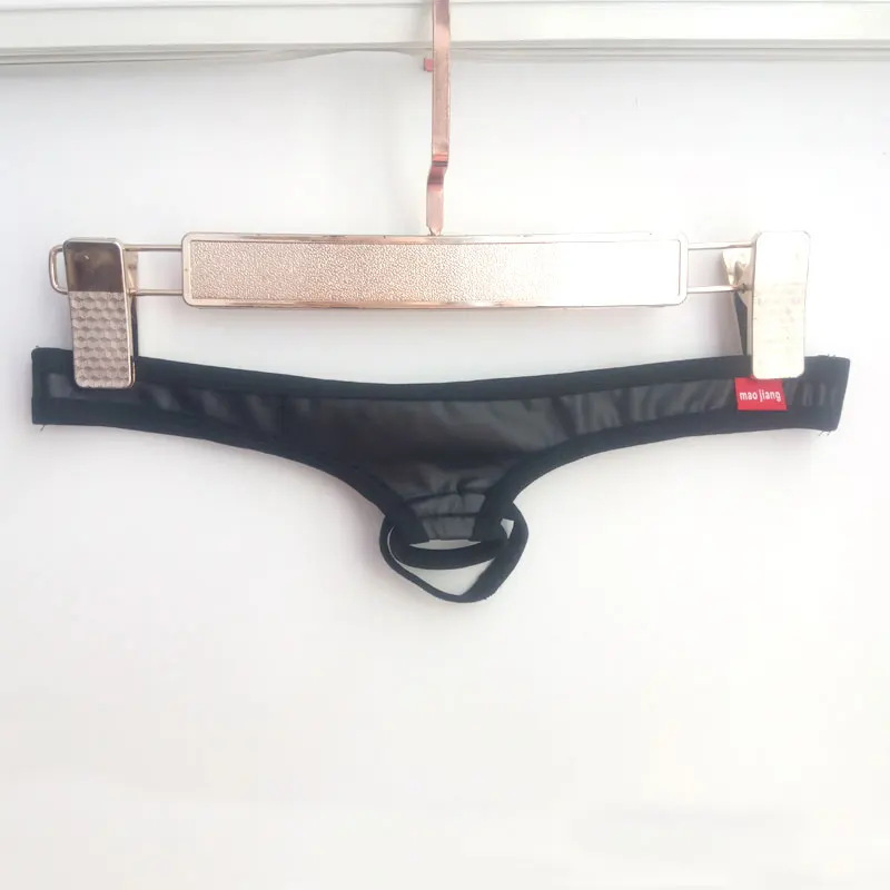 Sexy PU Gay Underwear Jockstrap Thong Men Cock Ring Open Crotch G Strings Tangas Hombre Sexy Cockring Enlargement Penis Ring M11