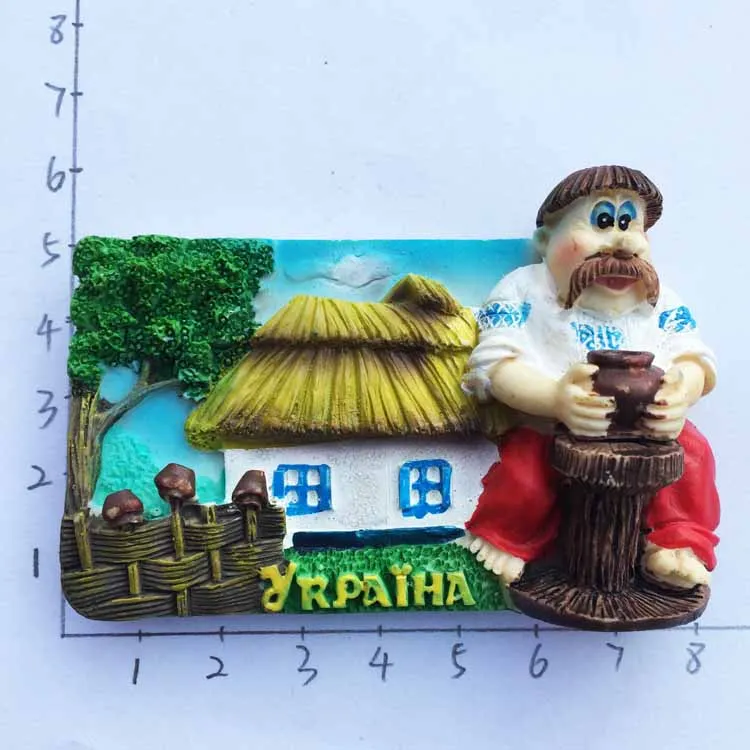 Fridge Magnet World Tourism Souvenir China Portugal Russia Nepal Ukraine Singapore Decorative Refrigerator Country Travel Crafts