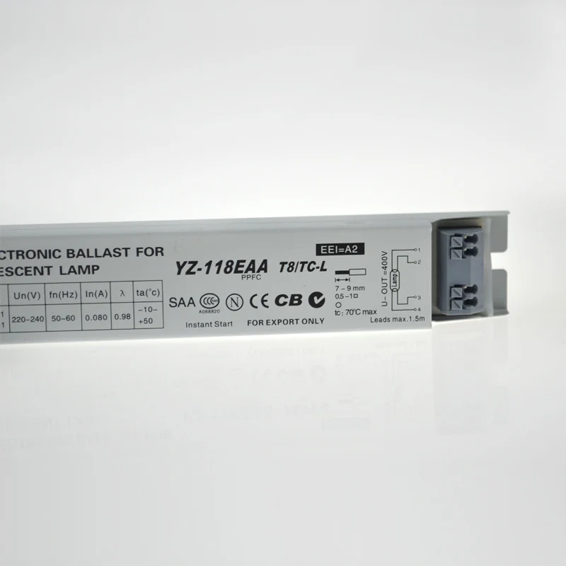 3AAA YZ-118EAA YZ-218EAA YZ-318EAA one for one T8 electronic ballast 18W/20W fluorescent tube rectifier