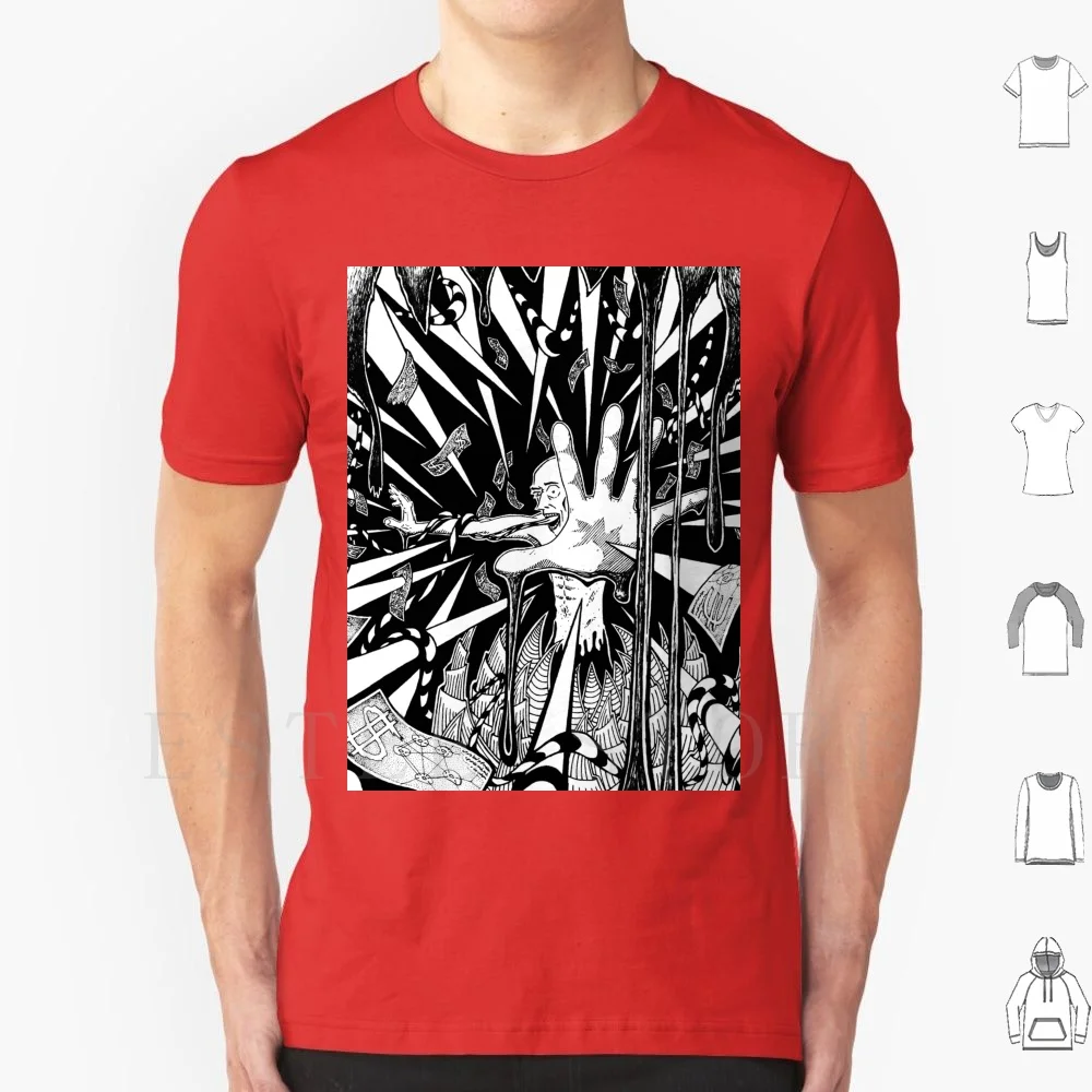 Salvation T Shirt Print Cotton Salvation Tight Hope Dark Light Money Dirty Human Mankind Man Hand Dolar Euro Pound Game Gamble