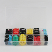 580pcs Thermoresistant tube heat shrink tubing, Insulation Sleeving Polyolefin 2:1 Shrink wrapping Assorted box kit