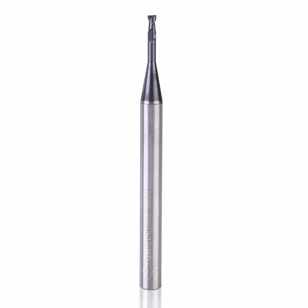 5PCS/LOT  GM-2EP D0.5-D5.0 M04-M25  Cemented Carbide 2 flute flattened solid carbide micro end mill for deep slot profile