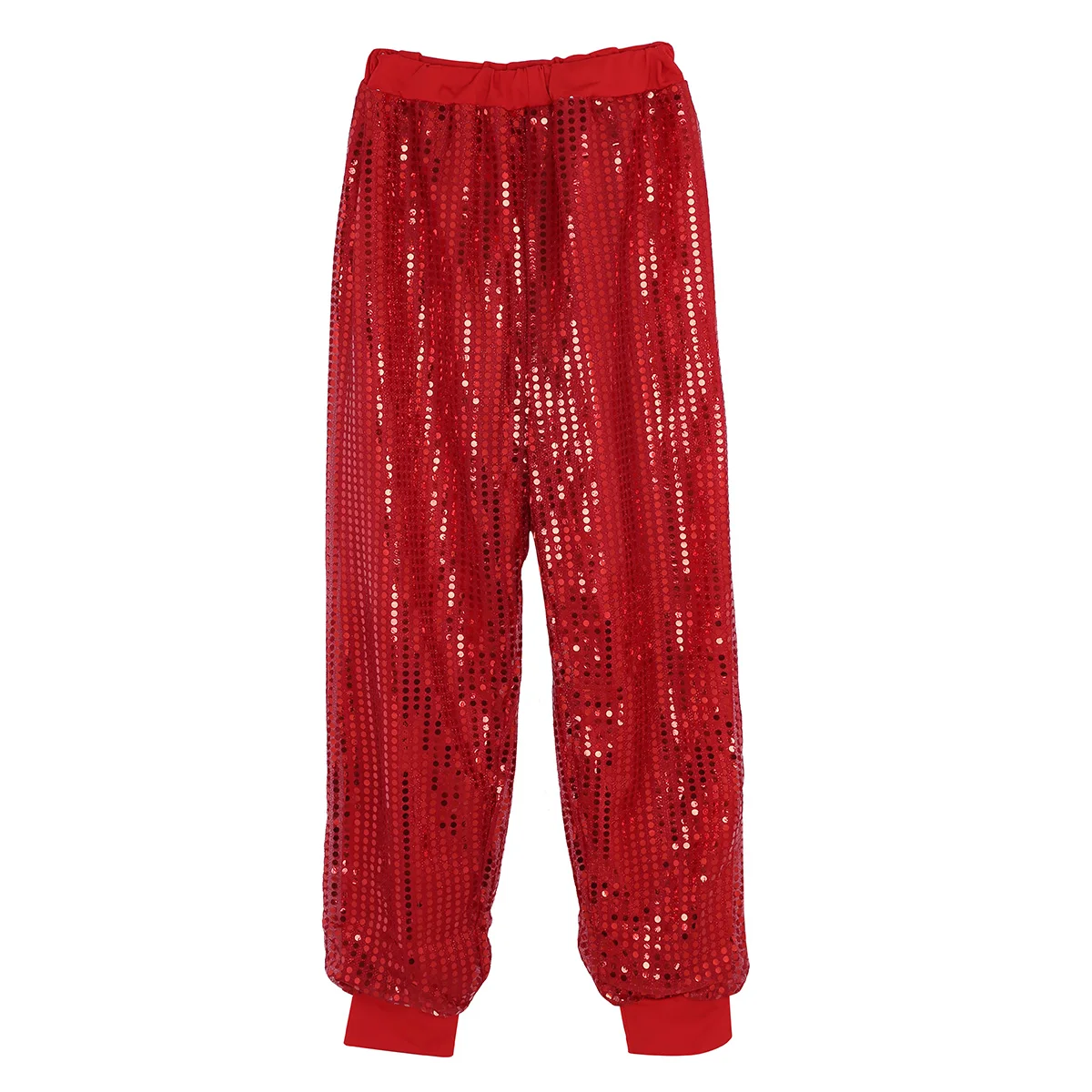 Ropa de baile de Hip Hop para mujer, disfraces de Jazz con lentejuelas brillantes, pantalones holgados brillantes, pantalones Harem para baile