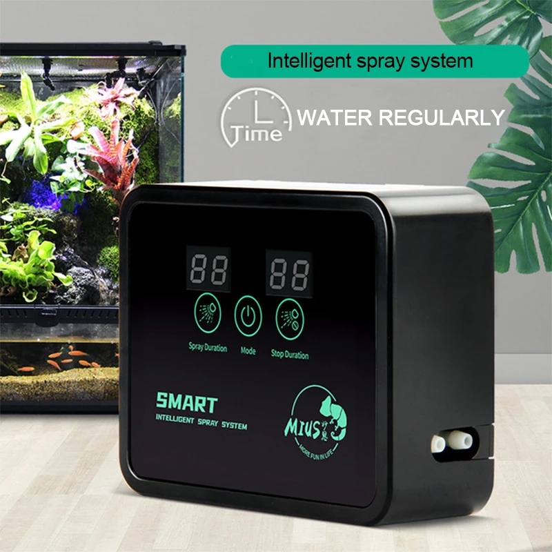 Intelligent Reptile Fogger Terrariums Automatic Mist Spray System Landscaping Irrigation Equipment Electronic Timer Humidifier