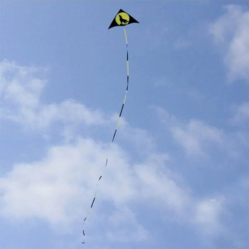 Frete grátis grande lobo pipa voando para crianças pipas de vento adultos pipas corda linha parapent cerf parapente parplan brinquedos ao ar livre