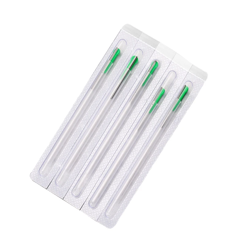 100pcs/box acupuncture needle disposable tube needle one needle with one guide tube beauty massage