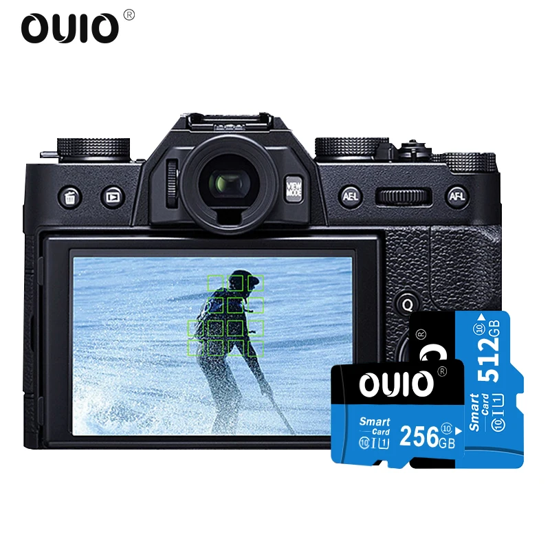 بطاقة ذاكرة صغيرة SD 512GB 256GB 128GB فلاش عالية السرعة بطاقة الذاكرة فئة 10 64GB 32GB 16GB 8GB SD TF بطاقة هدية محول الهاتف #2