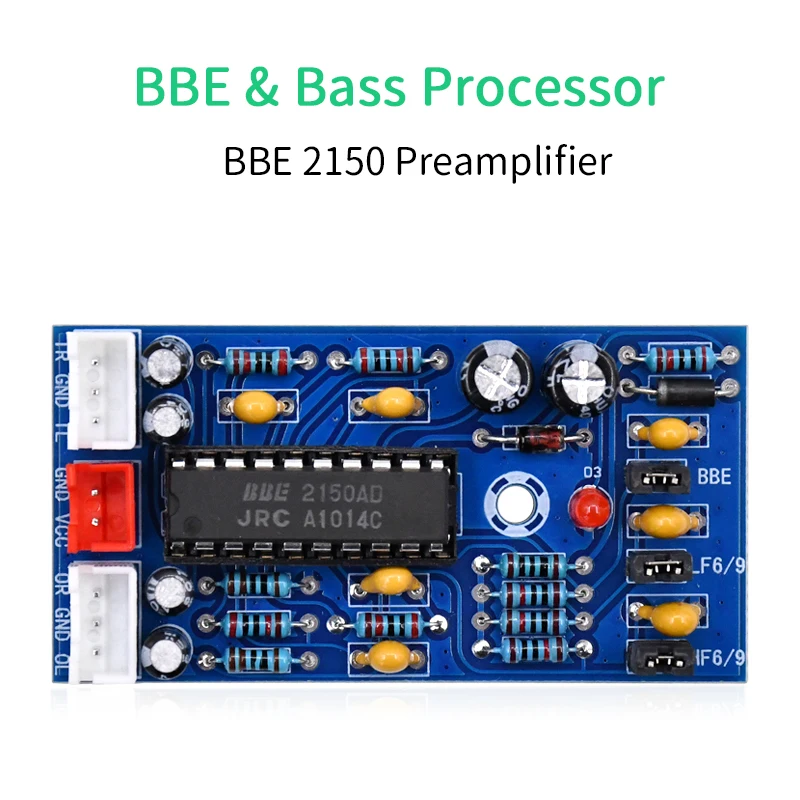 UNISIAN Audio Preamplifier  BBE2150 Digital Processor Subwoofer High Sound quality PreAmp For Amplififers