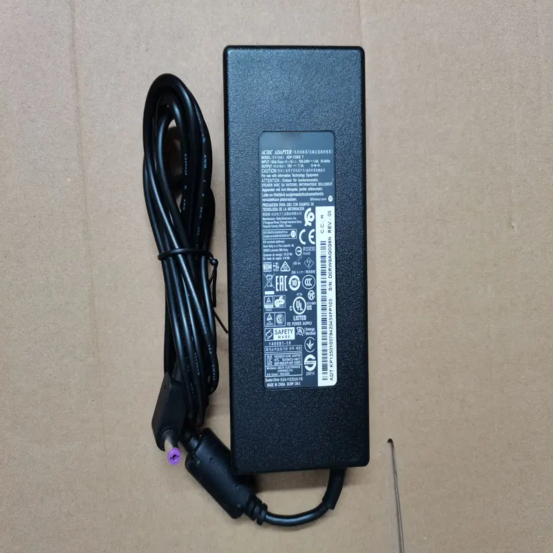 

OEM 135W 19V 7.1A ADP-135KB T For Acer Nitro 5 AN515-52-50VR N17C1 15.6" i5-8300H GTX1050 Laptop Genuine 5.5mm*1.7mm AC Adapter