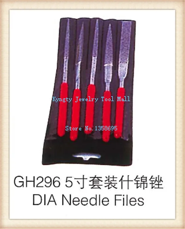 

jewellery making 5pcs/lot 5 inch needle files Diamond File Set Jewelry Filing Ceramics Tile Glass Metal