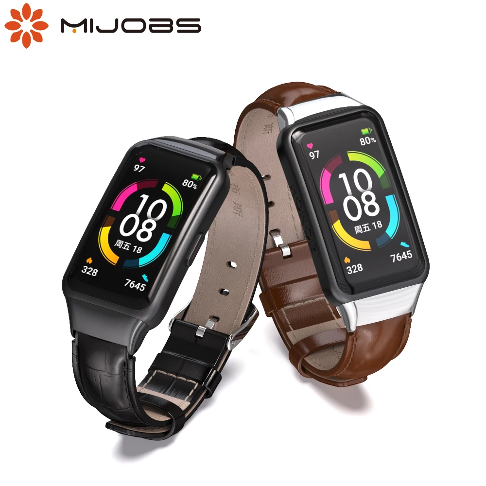 لهواوي باند 6 برو حزام معصمه ل الشرف الفرقة 6 سوار جلد لهواوي باند 4 حزام ل الشرف الفرقة 5i المعصم حزام