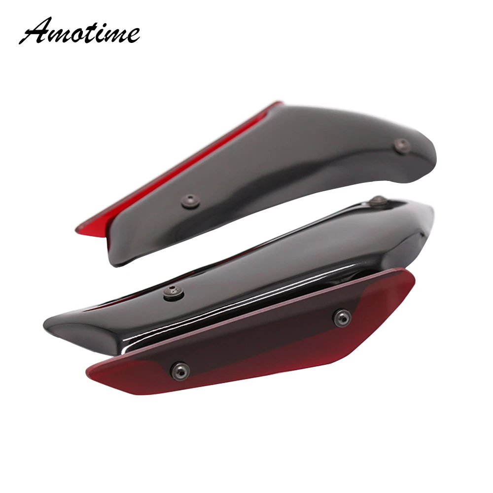 For KAWASAKI ZX10R ZX-10R 2011-2020 2018 Motorcycle Fairing Parts Aerodynamic Wing Kit Fixed Winglet Fairing Wing