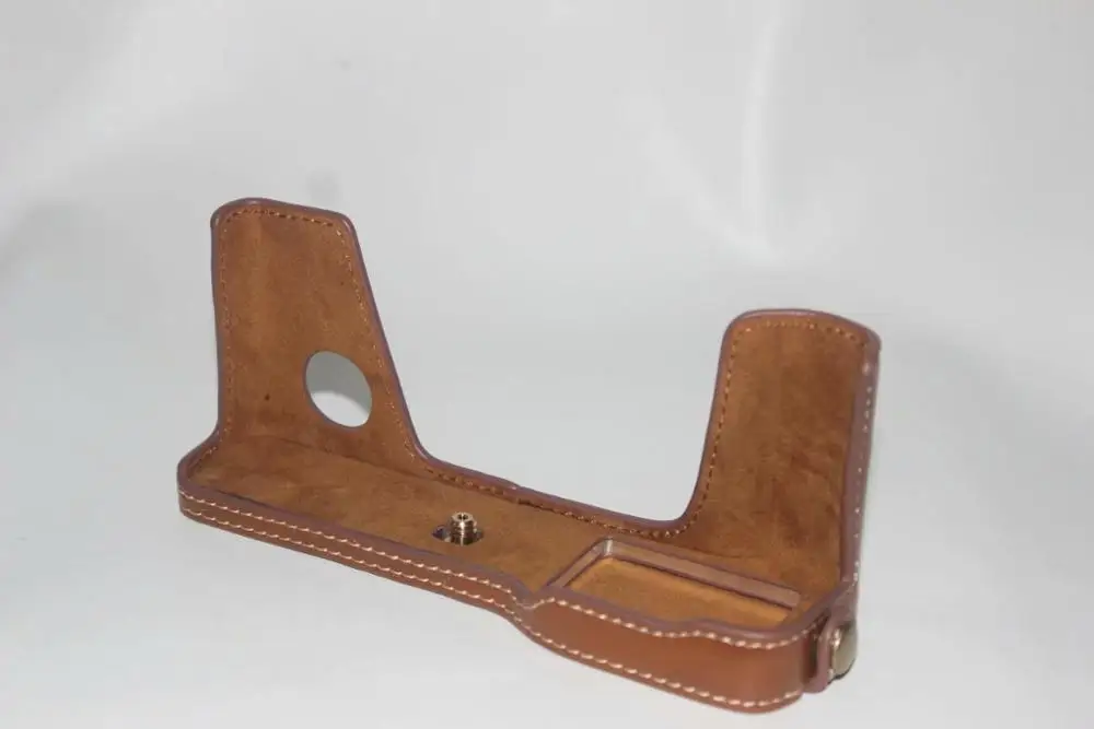 Сумка для видеокамеры, чехол для Fujifilm Fuji X-Pro3, Xpro3, полиуретановая ручка, половинчатый защитный чехол с отверстием для батареи