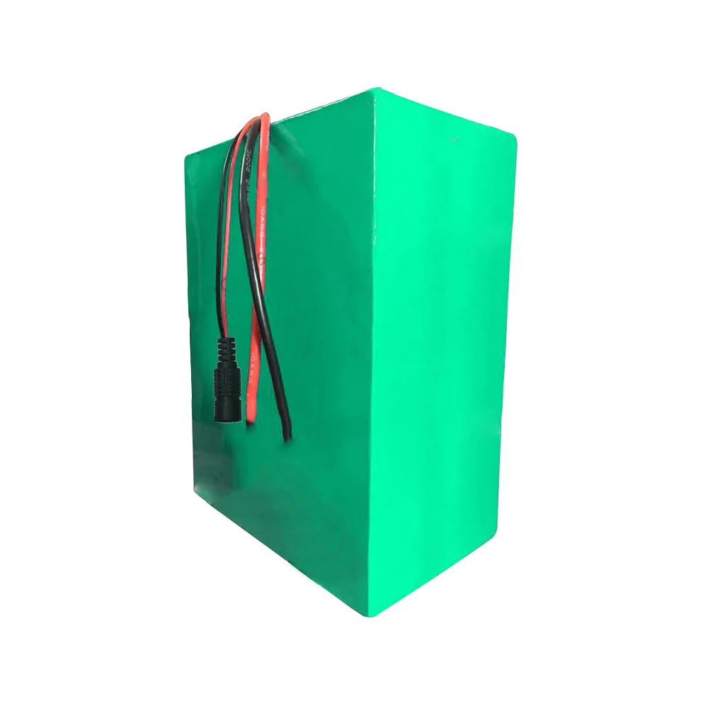 With 5A charger 48V 72Ah 13S24P 18650 Li-ion Battery Pack E-Bike Ebike electric bicycle 260x245x140mm