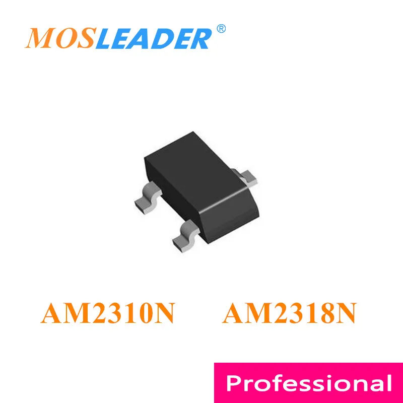 

Mosleader AM2310N AM2318N SOT23 3000PCS 20V 30V N-Channel Chinese goods AM2310N-T1-PF AM2318N-T1-PF AM2310 AM2318 High quality