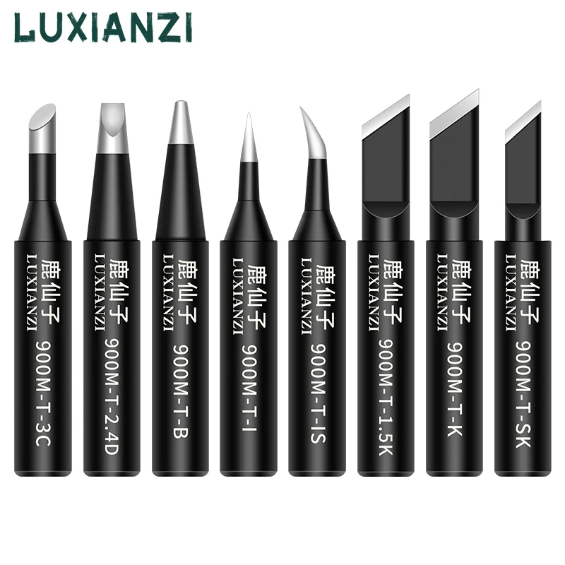 LUXIANZI Pure Copper Soldering Iron Head For BGA Soldering Tools SGS Certification High Quality 900M Lead-free Solder Iron Tips