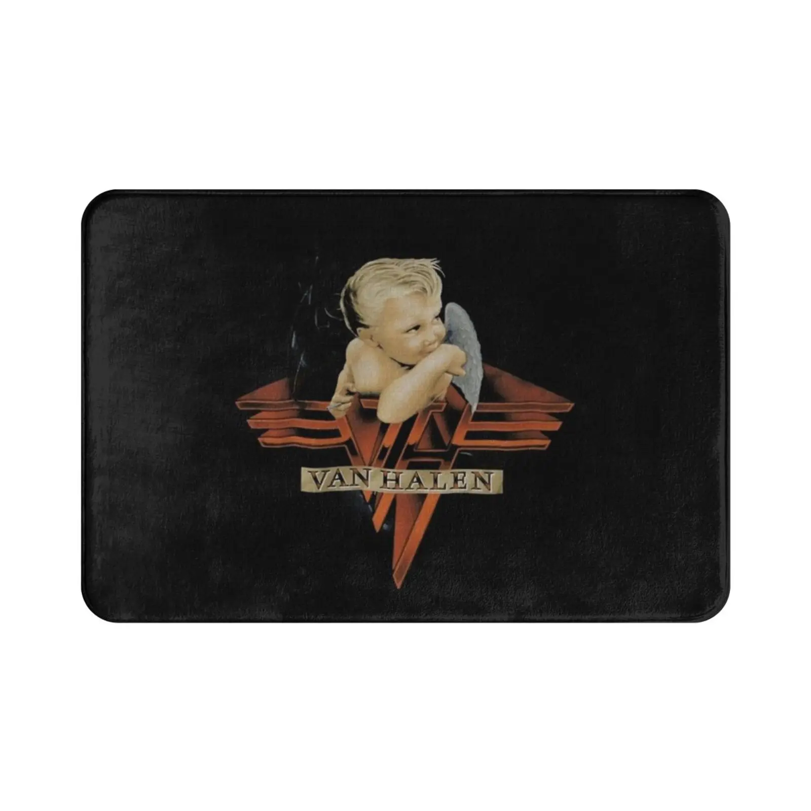 Baby Halen Smoking Carpet Mat Rug Cushion Soft Eddie Van Join Van Club Eddie Hallen Eddie Rip