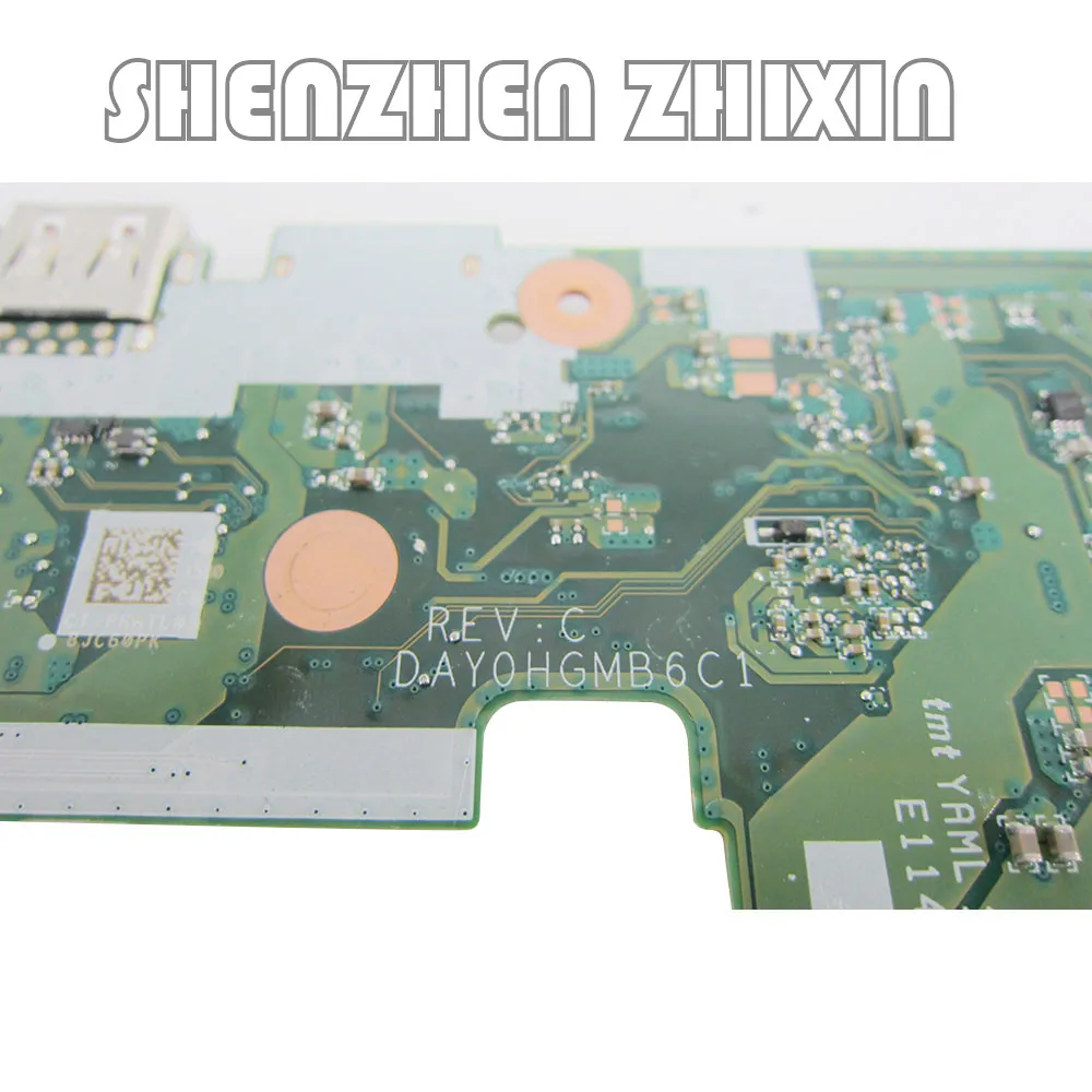 

Yourui для HP Stream 11-AH 11-AH131NR, материнская плата для ноутбука UMA Cel с N4000 4 ГБ 32GeMMC WIN, материнская плата L23458-601 DAY0HGMB6C1