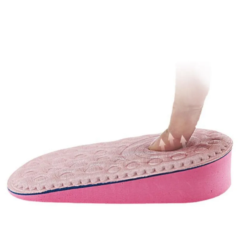 EVA Memory Foam Height Increased Insoles Heel Pad Invisible Shoe Inserts Heighten Increase Half Insole Foot Care Shoes Cushion image 5
