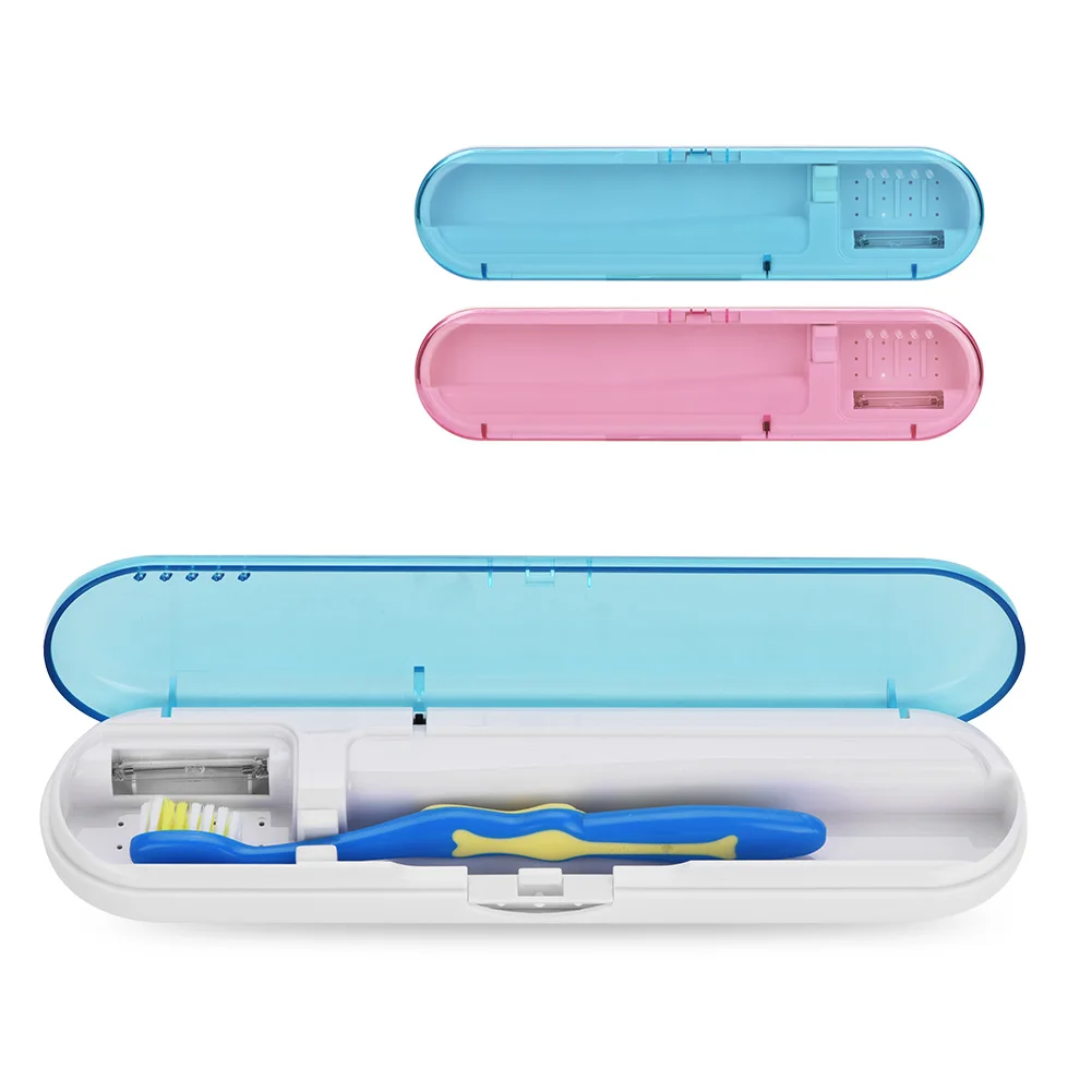 1Pcs Portable USB Battery Charging Antibacteria Light Toothbrush Sterilizer Cleaner Ultraviolet Sterilizer Case Smart  Home