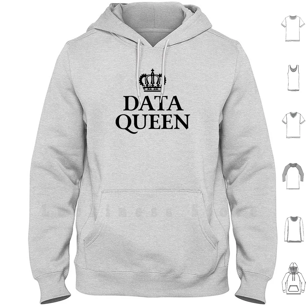 Data Queen hoodies long sleeve Data I Love Data Data Nerd Data Scientist Analyst Artificial Intelligence Computer