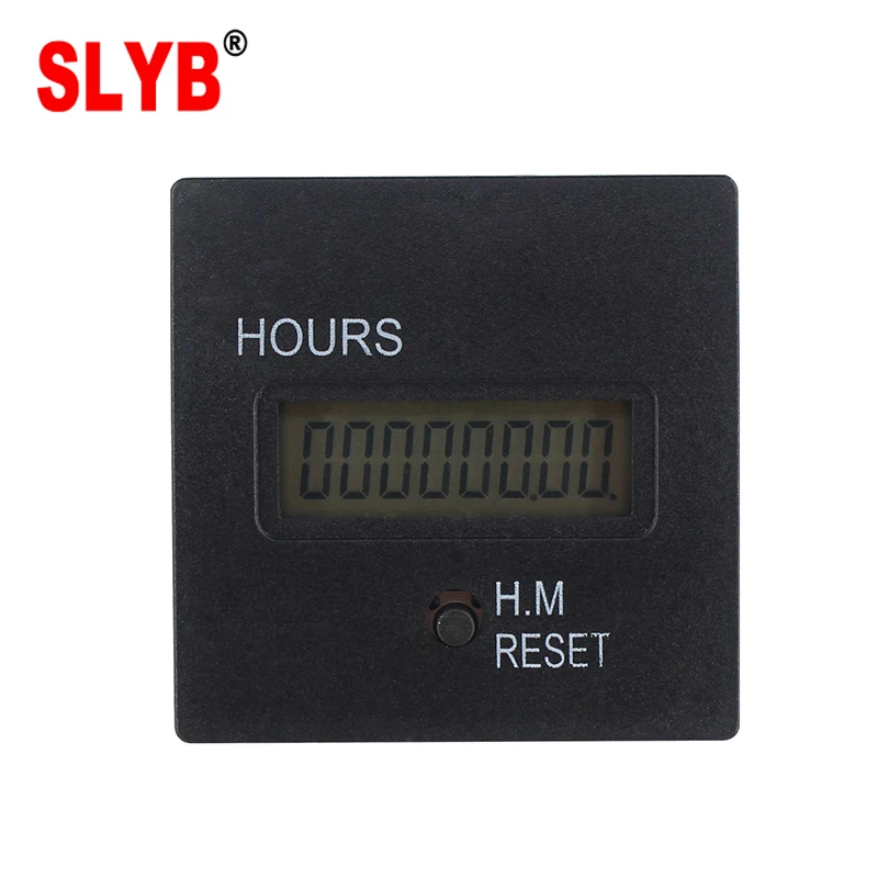 72MM 220V LCD Digital Reset Hour Meter Counter HM-1R 240v 50hz