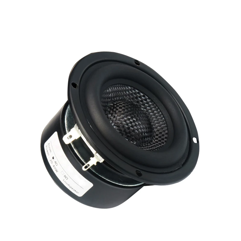 

3 inch 4ohm/8ohmSubwoofer Speaker 25W Woofer HIFI Speaker Unit Glass Fiber Woven Basin Low Frequency Power Subwoofer Speaker