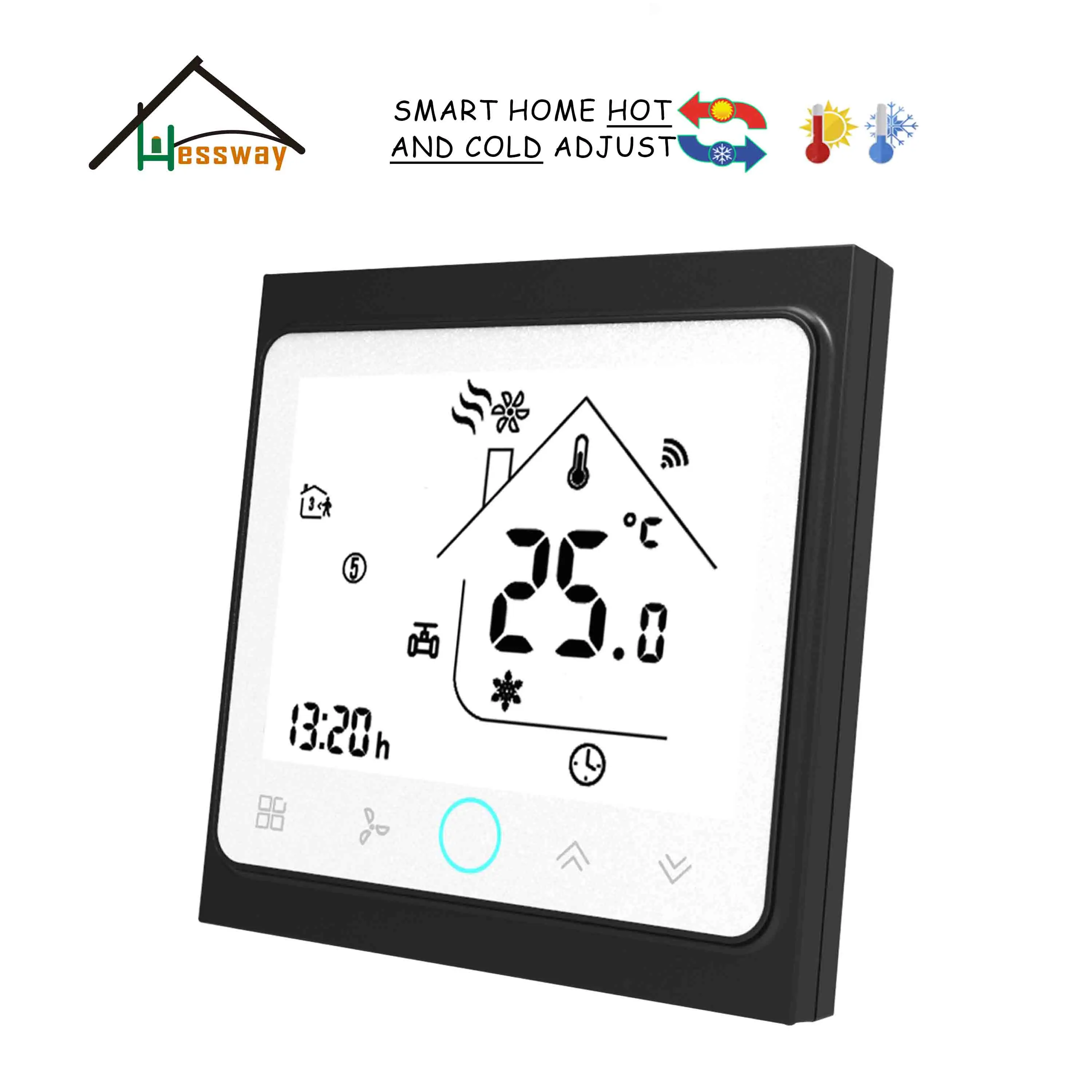 HESSWAY central air-conditioning thermostat temperature control switch panel for 2Pipe 4P