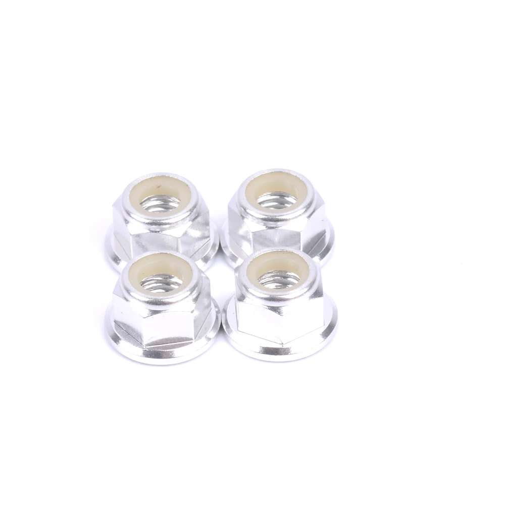 12pcs M5 Aluminum Motor Screw Nuts Nylon Insert Self Lock Flange nut CW/CCW for RC FPV Racing Drone 2205 2306 2207 Motor