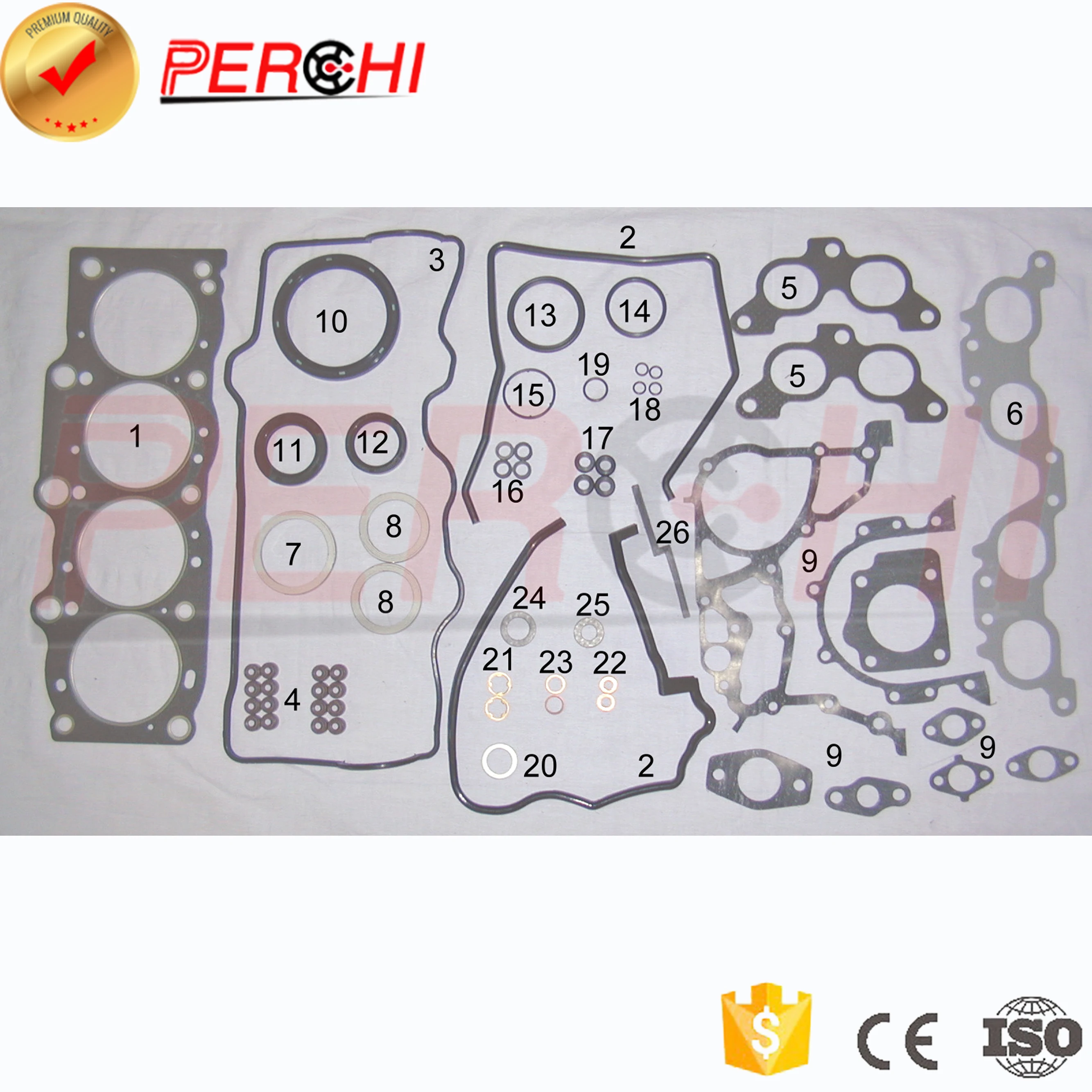 3S/ST191 3SFE GASKET KIT-ENGINE REPAIR for TOYOTA 04111-74191 CARINA E CARINA II 1992-1997 full head gasket set