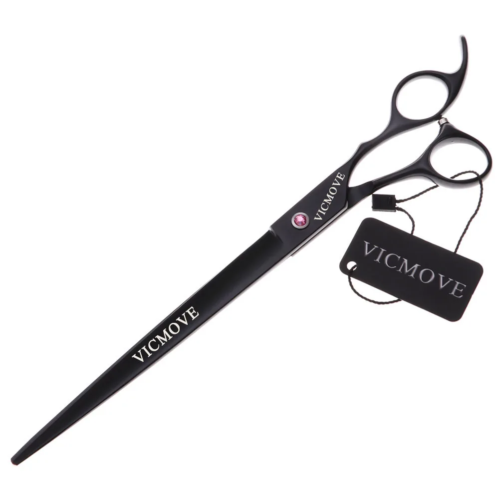 9 Inch Black Scissors Professional Hairdressing Scissors Salon Barber Hair Pet Dog Grooming Shears High Quality