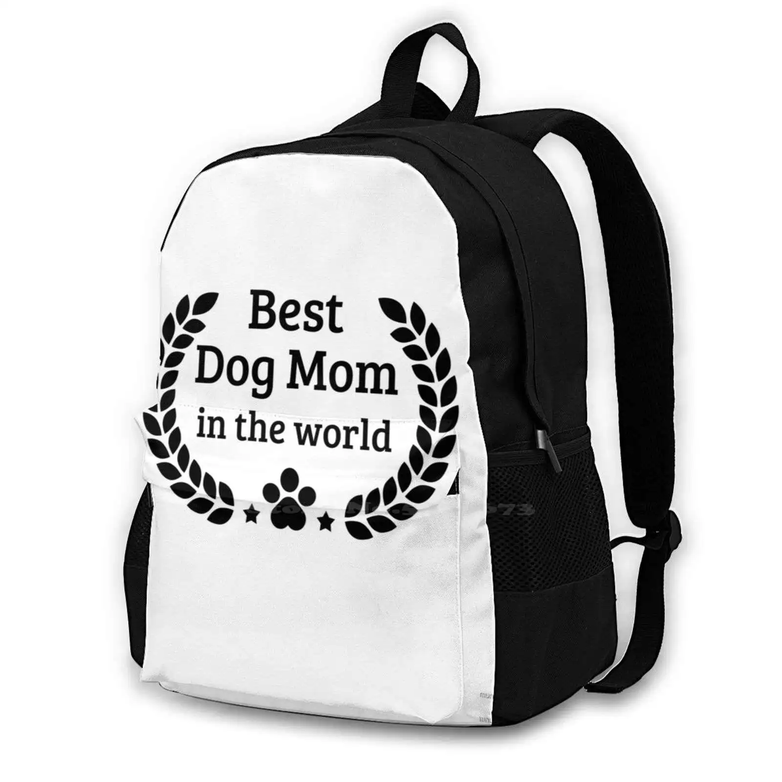 You Are The Best Dog Mom In The World! School Bags Travel Laptop Backpack Dog Mom Dog Lover Coffee Yoga Dog Dogs Top Selling