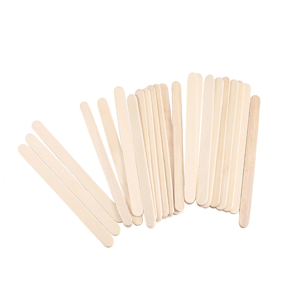 50-150 Stück Silikonformen für Epoxidharz-Schmuckherstellung, Natürliche Holz-Pop-Sticks, Eiscreme-Bastelzubehör, Eisstiele – Detail 2