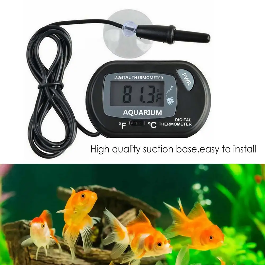 Digital Humidity Meter Thermometer Hygrometer Sensor Gauge LCD Temperature Refrigerator Aquarium Fish Tank Display Indoor