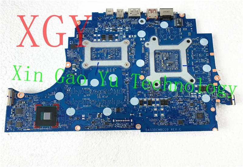 FOR HP 15-DC Laptop Motherboard L51795-001 DAG3DCMBCC0 Com SR3YY I7-8750H RTX2070 100% Funcionando Bem