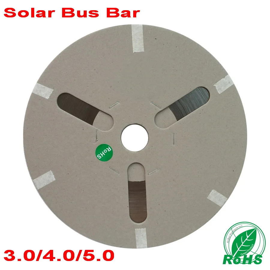 3.0mm 4.0mm 5mm solar Interlink Strip  Solar Bus Tabbing Wire PV Ribbons For DIY Solar Panel Solar Cells Solder