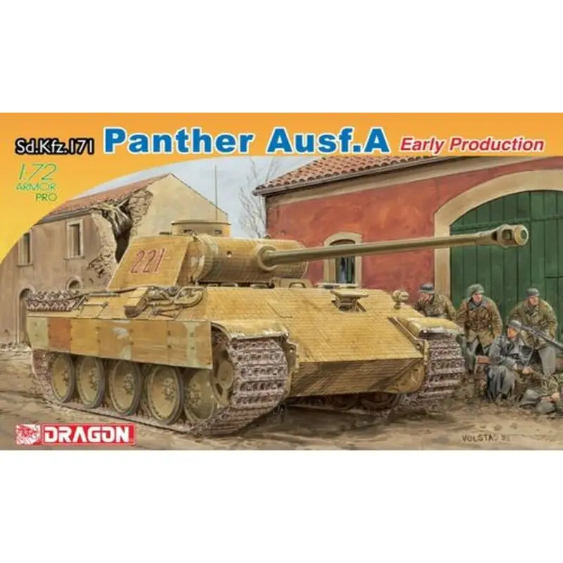 DRAGON 7499 1/72 Sd.Kfz.171 Panther A Early Production - Scale Model Kit