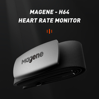 Magene NEW Model H64  Bluetooth4.0 ANT + Heart Rate Sensor Compatible GARMIN Bryton IGPSPORT Computer Running Bike Monitor