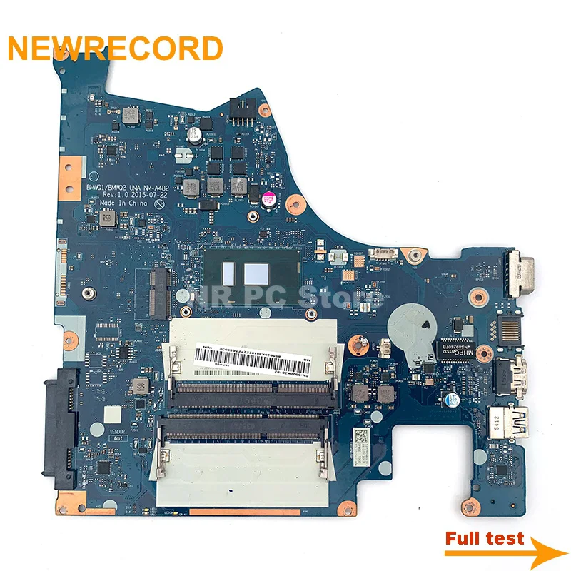 

For lenovo IdeaPad 300-15ISK 300-15 15.6 inch NM-A482 laptop motherboard DDR3L SR2EU I3-6100U fully tested