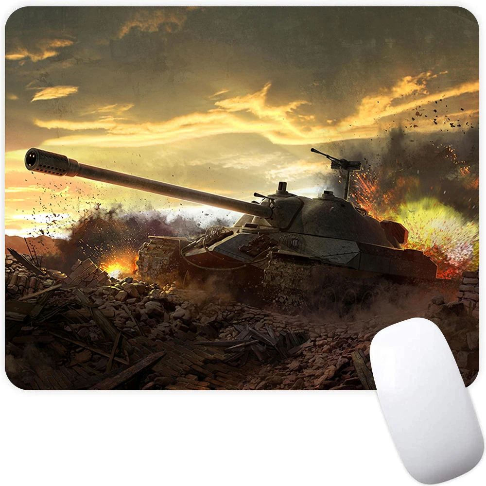 Small Gaming Mouse Pad Computer Mousepad PC Gamer Mouse Mat Laptop Mausepad World of Tanks Mouse Carpet Keyboard Mat Desk Pad