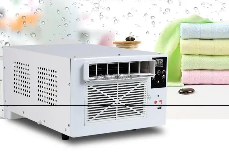 Mini climatiseur portable 220V, installation gratuite, charge rapide USB, télécommande pour la maison, le bureau, l'industrie extérieure