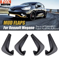 4pcs Mud Flaps Mudflaps Splash Guards Mudguards Front Rear For Renault Megane I II III IV Classic Grand GT GrandTour RS Trophy